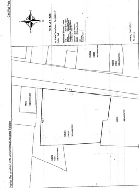 Di Jual Cepat Tanah di Pinggir Jalan Pondok Pinang Jakarta Selatan