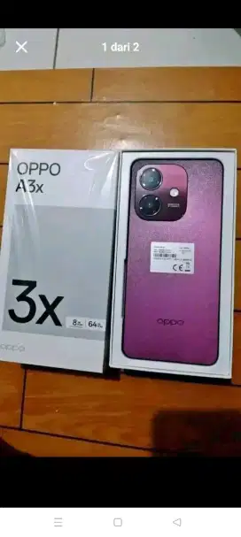Oppo A3X RAM 4+4/64GB Snapdragon layar 6,67 inci