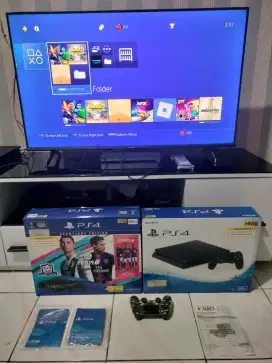 PS4 Slim HDR 500GB Seri CUH 2106A Segel Void Fullset