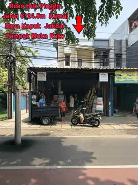 WTS  Dijual Ruko Huk Pinggir Jalan Utama Kamal Raya Jakbar 6x24.5