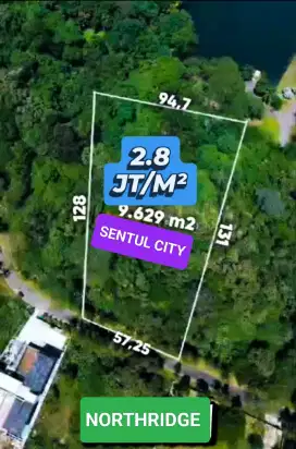 TURUN HARGA DEAL 2.8JT KAVLING VIEW DANAU SENTUL CITY