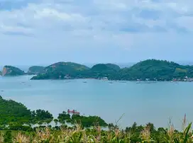 Tanah murah dekat Kuta Mandalika Lombok. Full view