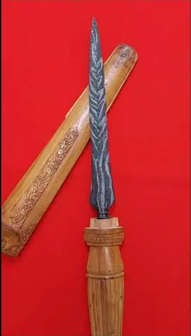 Tombak Pamor Miring