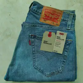 Levi's 505 Regular Fit Original Stretch Denim Celana Jeans 501 511