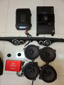 3 Ways Set Audio Mobil Venom Pandora Processor Subwoofer Speaker