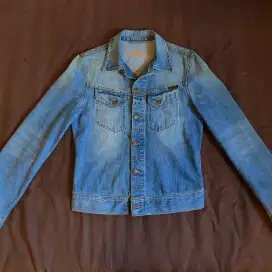Nudie Jeans Conny Summer Shade Trucker Denim Jacket Selvedge Levi's