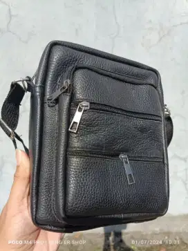 Tas Selempang Kulit Sapi Asli ( BISA COD )