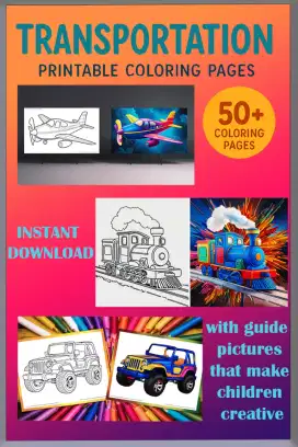 Halaman Menggambar Kendaraan Untuk Di Print