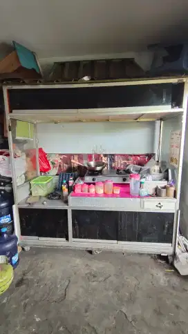 Gerobak Jualan dan Neon box