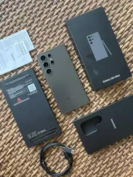 Samsung s24 ultra 5G 12/256 SEIN black 1bulan pake like new fulset ori