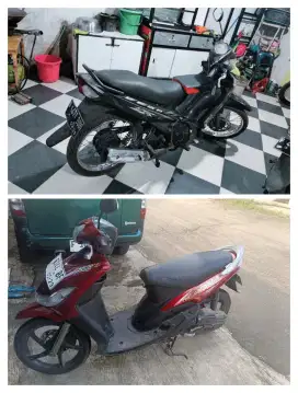 Jual borongan 2 motor Mio dan Vega zr