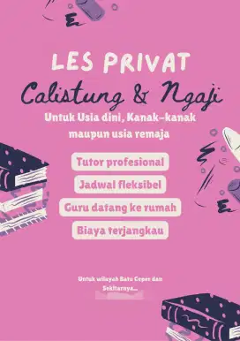 Les Privat Ngaji dan Calistung Anak