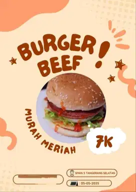 Burger beef mantap
