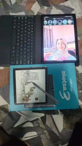 tab advan sketsa 3 ram6 minus retak pojok