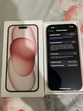 Iphone 15 128GB EX RESMI DIGIMAP GARANSI ON