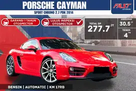PORSCHE CAYMAN 2014 SPORT CHRONO 2.7 PDK KM.17RB PAJAK PANJANG #F7ST