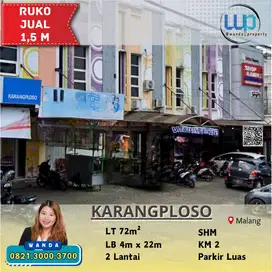 Dijual Cepat Ruko 2 Lantai di Karang Ploso Malang