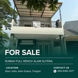 Rumah Full renov Alam Sutera