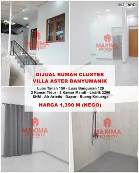 Jual rumah di villa aster tembalang