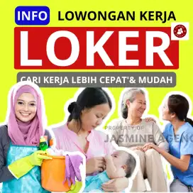 Loker wanita art, babysitter, dan suster lansia