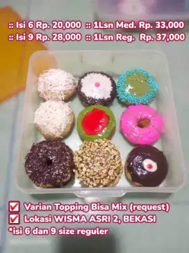 Donat susu isi 12pcs