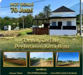 Tanah Kavling Strategis Kota Wisata Batu View Gunung
