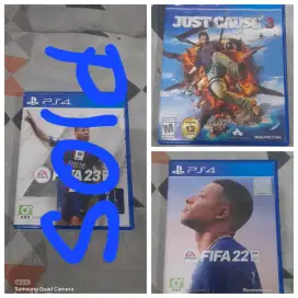 Kaset PS4 Fifa 22 + Just Cause 3
