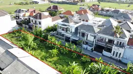 Langka tanah lingk elit 155m2 strategis tk badung renon jln 6mtr