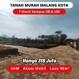 Dijual Tanah dekat kampus UB Malang