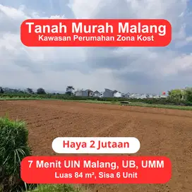 Dijual Tanah Perumaham Merjosari Kota Malang