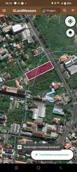 Dijual Tanah Sunsetroad Dewi Sri Seminyak Kuta