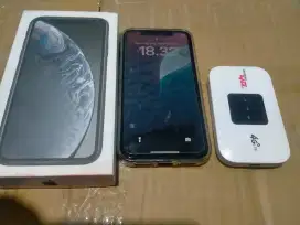 Iphone  XR 128 inter mulus nominus lengkap free modem unlock baru