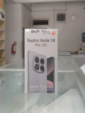 Note 14 pro 5G 12/512 black