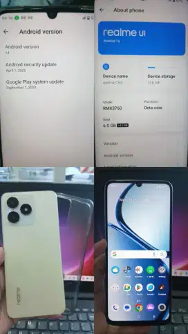 Hp second Realme c53 pembelian 1 sept 2023
