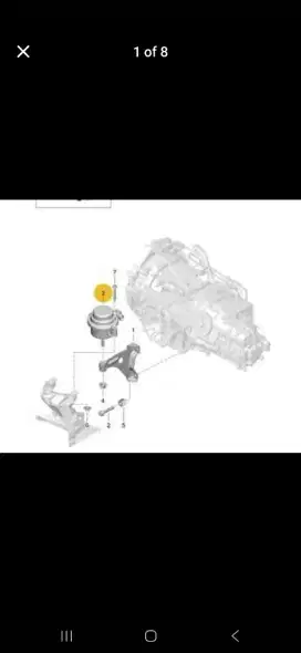 PORSCHE CAYMAN / BOXSTER PADM (Engine Mounting) Pangkon Mesin. OEM