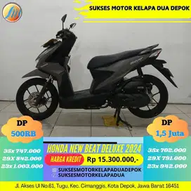 HONDA NEW BEAT DELUXE 2024 CASH/KREDIT DP MURAH SYARAT MUDAH