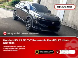 [LOW KM] Honda HRV HR-V HR V 1.5 SE CVT Sensing AT Hitam 2022/2023