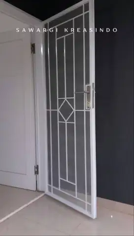 Pintu Teralis Kasa Nyamuk minimalis