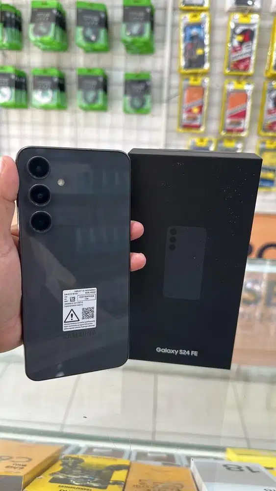SAMSUNG S24 fe RAM 8+8/256 FULLSET BERGARANSI SUPER MULUS BISA TT