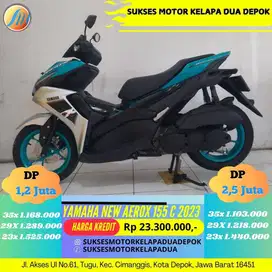 YAMAHA NEW AEROX 155 C 2023 CASH/KREDIT SYARAT MUDAH KTP/KK