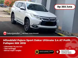 Mitsubishi Pajero Sport Dakar Ultimate 2.4 AT Putih Fullspec 2018/2019