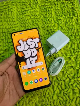 Realme 8 NFc layar amoled ram 8+8/128 no minus hp charger