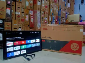 TV LED TCL ANDROID 32 INC KONDISI MULUS BERGARANSI (5095)