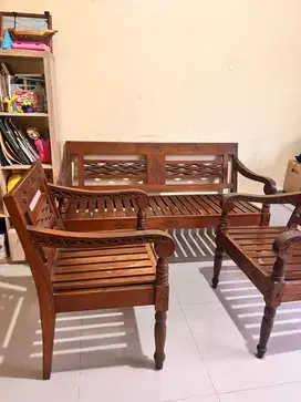 Kursi Kayu Jati Ruang Tamu