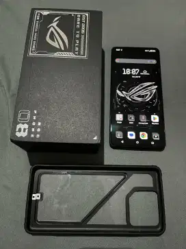 Asus ROG Phone 8 black 12/256gb dualsim 5G+ fullset resmi INDO GARANSI
