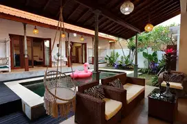Villa Sewa Tahunan Dengan View Sungai Di Canggu Bali