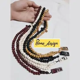 TASBIH KAYU 99 BUTIR UKURAN 8MM SOUVENIR HAJI UMROH HAJATAN IBADAH