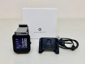 Smartwatch Amazfit BIP 1 Bekas Second - GPS Touchscreen - Dus Lengkap