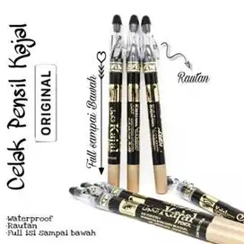 Celak Mata Kajal Pensil Original Waterproof Halal & Sah Untuk Ibadah