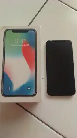 Iphone X 64Gb silver white all operator Ok